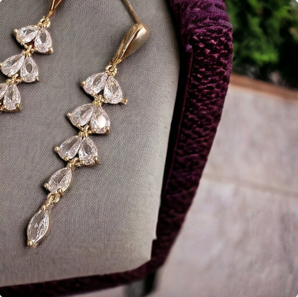 Leaf Drop Earrings - Picture 10 of 15